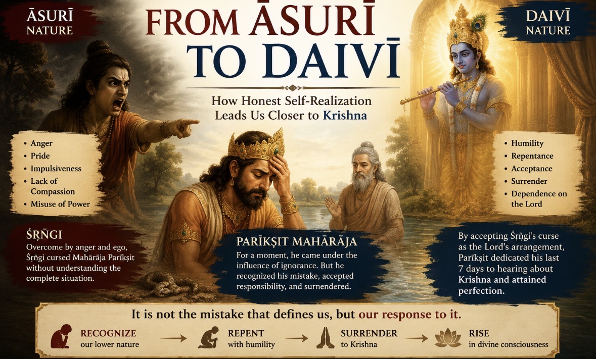 The journey within - From Asuri to Daivi