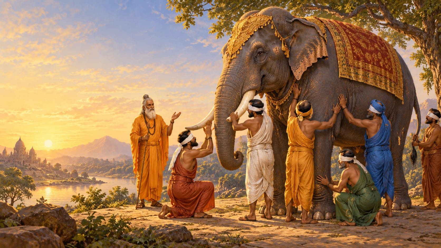 छः अंधे व्यक्ति और हाथी