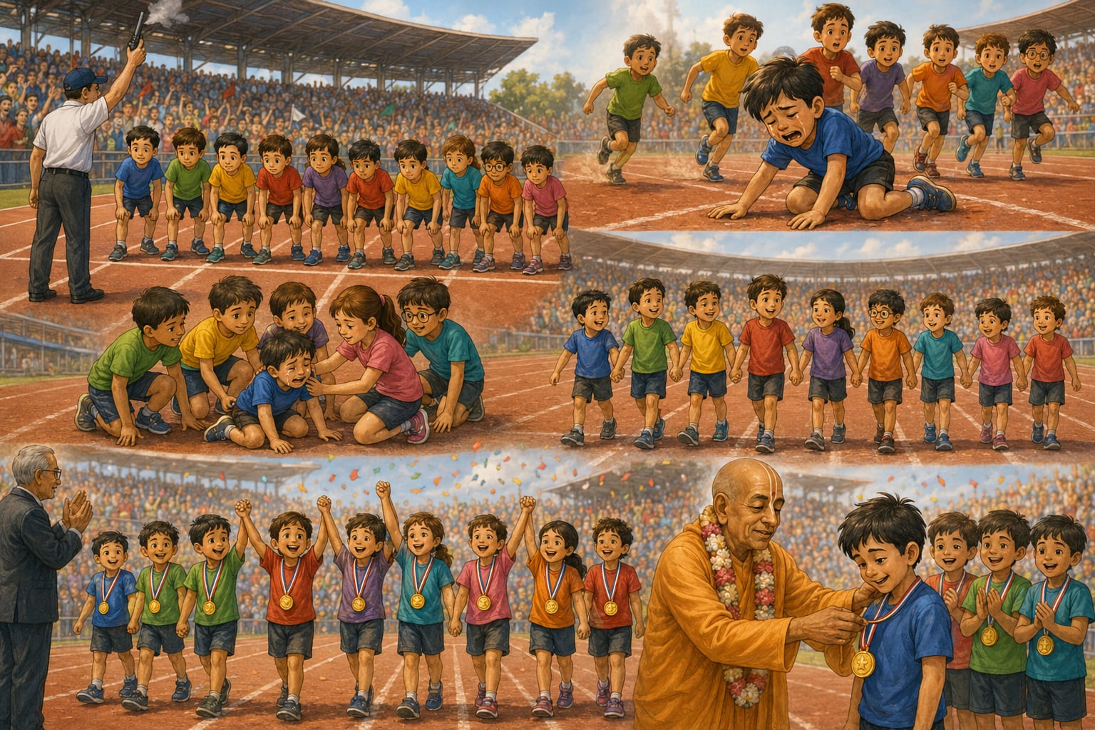 Nine Gold Medals — Story of Cooperation