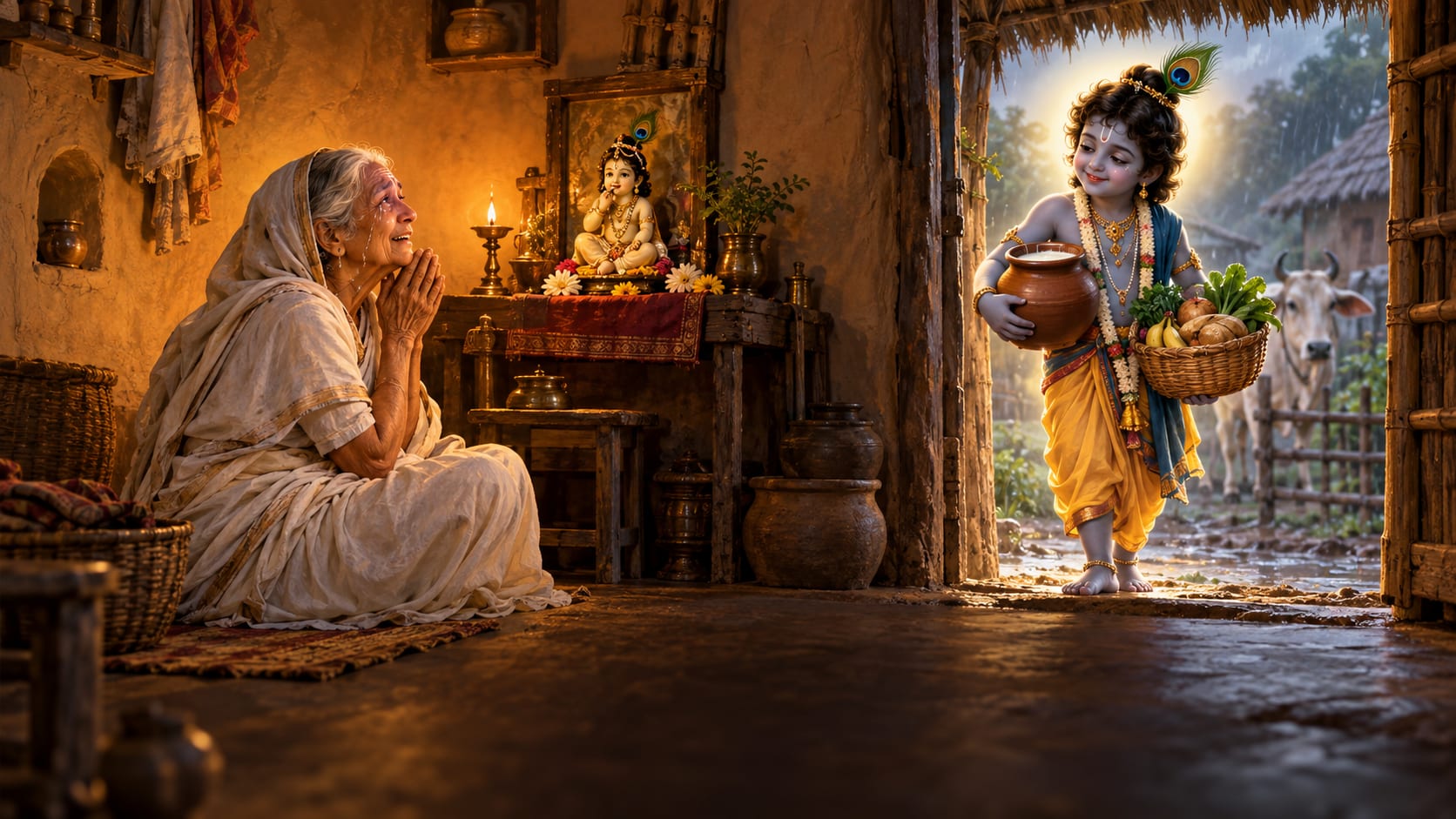 गोपाल और दुर्गी माँ